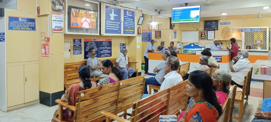 Token Display & Queue Management System for Hospitals