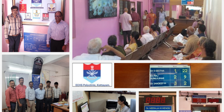 ECHS Polyclinic Manarcadu implements Logic Research Labs’ Token Display