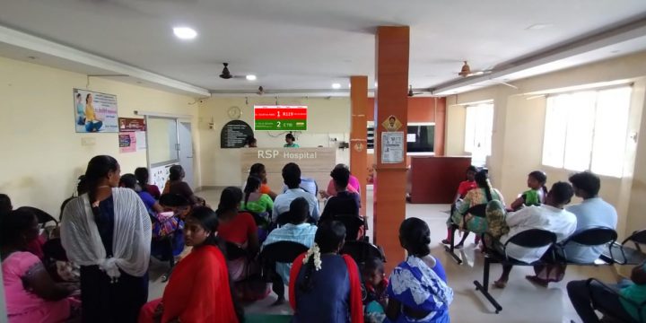 Token Display & Queue Management System for Hospitals