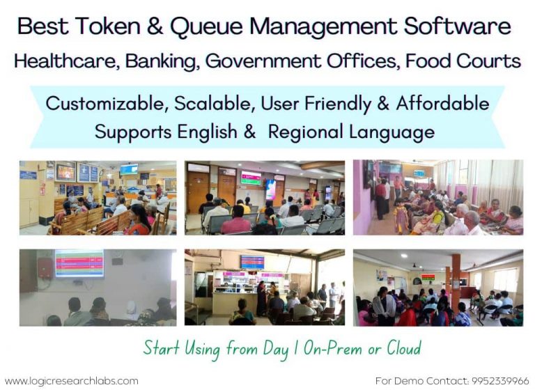 Token Display & Queue Management System for Hospitals