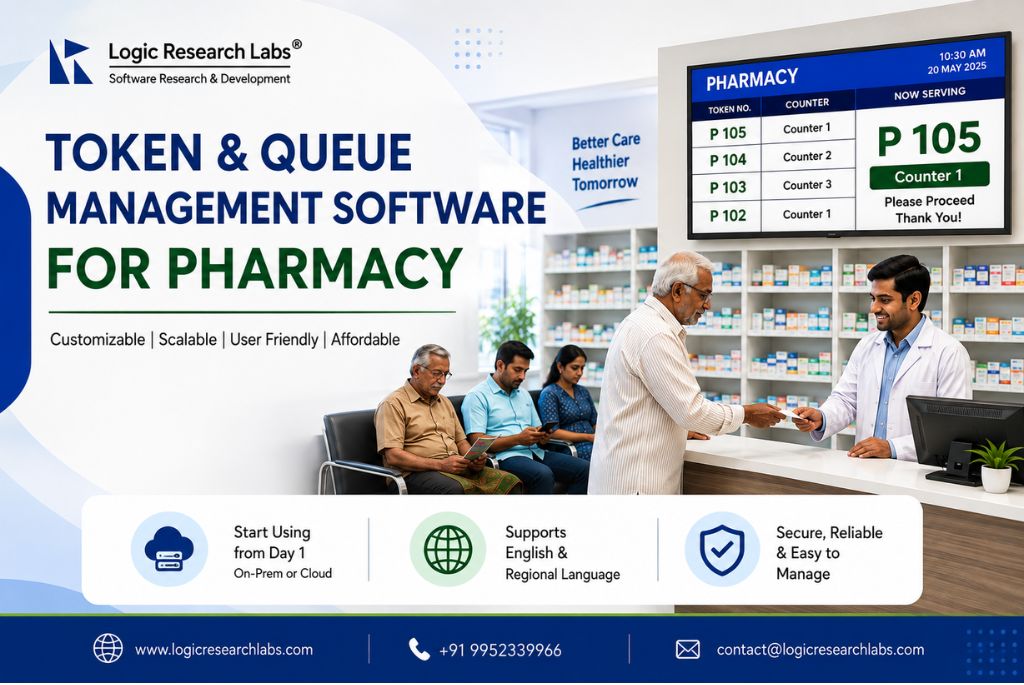 Advanced Token & Queue Management Software for Pharmacy