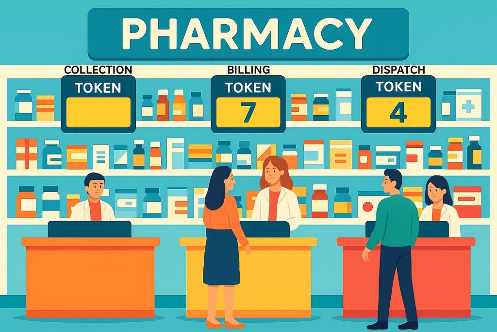 Token & Queue Management Software for Pharmacy