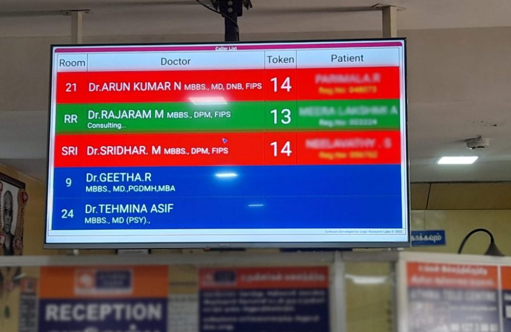 Token-Display-Queue-Management-System Software Token Display & Queue Management System for Hospitals