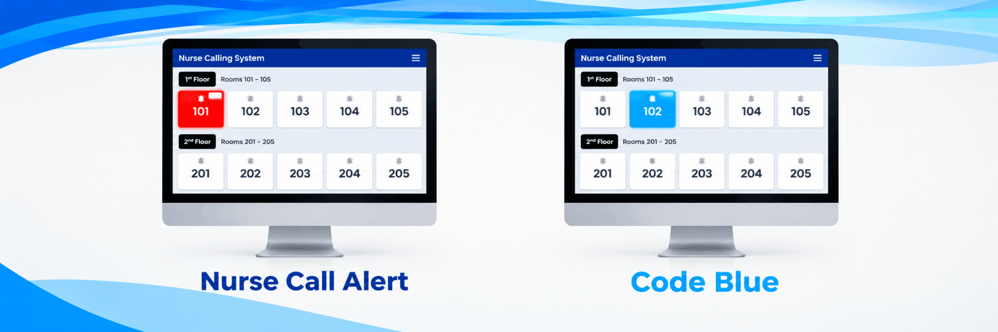 Wi-Fi Based Next-Gen Wireless Nurse Call System Dashboard
